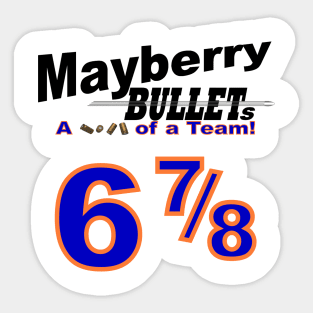 Mayberry Bullets Jersey (Henry) Sticker